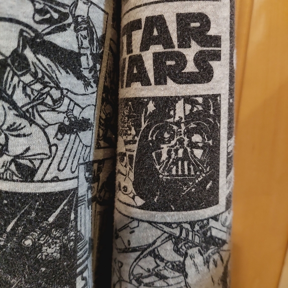 Star Wars Graphic Zip Up Sweater - Black and Gray - Picture 4 of 5